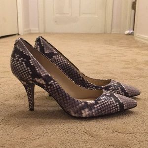 Michael Kors Snake Leather Pumps